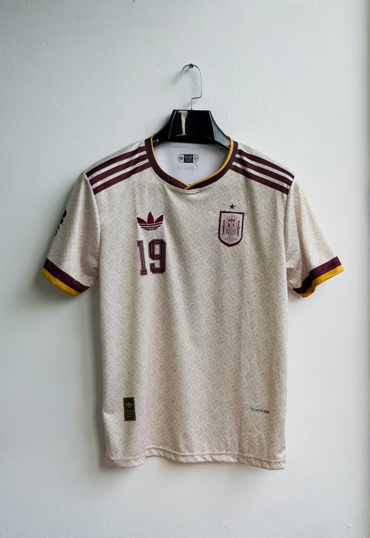 yamal Spain 2026 World Cup away Jersey Half Sleeve embroidery