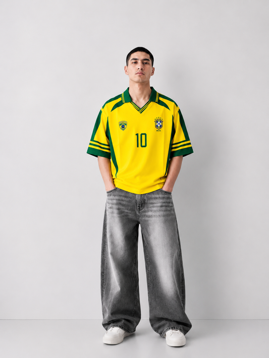 Brazil IMP premium Five Sleeve  Jersey